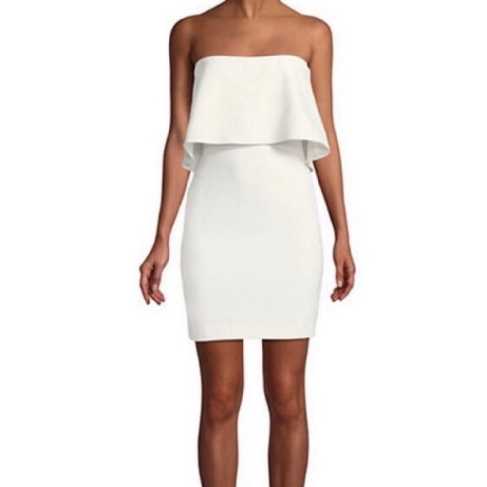 LIKELY Mini Driggs Dress size 6 in white